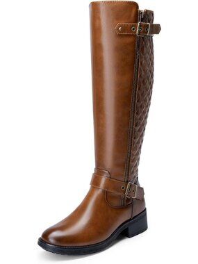 Stylish Wide Calf Knee High Boots for Women - Comfortable Tall Fashion Footwear